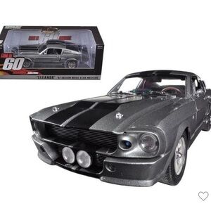 1967 Ford Mustang Custom "Eleanor" Gray Met. w/Black Stripes "Gone in 60 Seconds